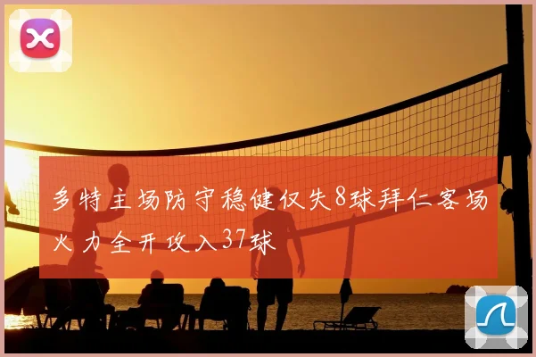 多特主场防守稳健仅失8球拜仁客场火力全开攻入37球