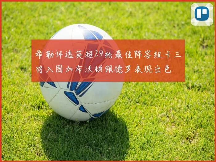 希勒评选英超29轮最佳阵容纽卡三将入围加布沃顿佩德罗表现出色